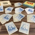 Game mille bornes card vintage french racing 1960s parker brothers gift family